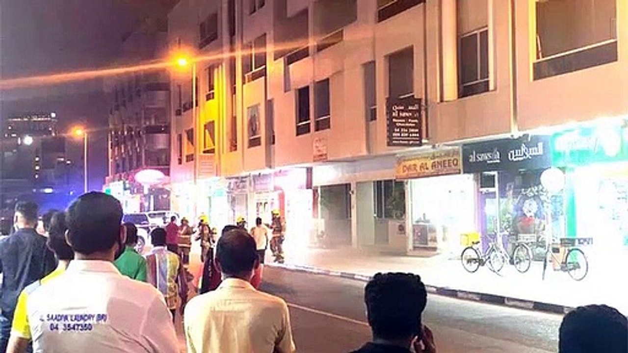 Dubai building catches fire in Oud Metha area
