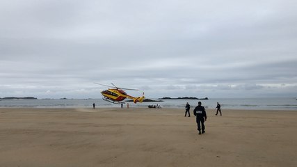 Une baigneuse victime d’un malaise sur la plage