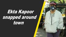 Ekta Kapoor snapped around town