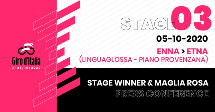 Giro d’Italia 2020 | Stage 3 Winner & Maglia Rosa Press Conference