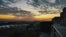 Cloudy sunset time lapse | multicolored sky | Speedylapse