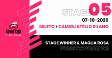 Giro d’Italia 2020 | Stage 5 Winner & Maglia Rosa Press Conference