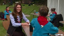 Duchess of Cambridge visits Cub and Beaver Scouts in London