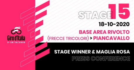 Giro d’Italia 2020 | Stage 15 Winner & Maglia Rosa Press Conference