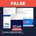 FALSE: GCash 'Send Money' and bank transfer fees starting October 1