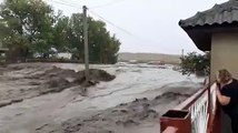 Devastante alluvione in Moldavia, strade come fiumi in piena in Gagauzia