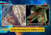Insostenible: vecinos exigen acción a Municipalidad de SMP por exterminal de Fiori