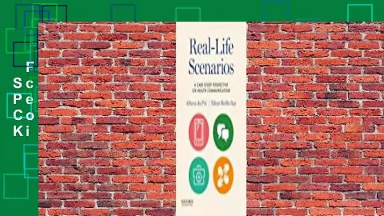Full E-book  Real-Life Scenarios: A Case Study Perspective on Health Communication  For Kindle