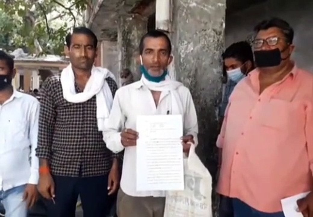 दबंग के द्वारा पीड़ित की जमीन पर किया जा रहा कब्जा
