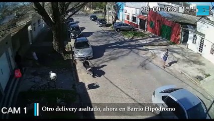 Otro delivery asaltado, ahora en Barrio Hipódromo