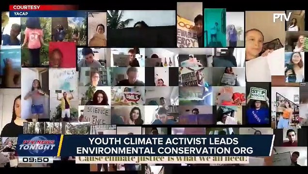 #PTVNewsTonight: Youth climate activist leads environmental conservation org