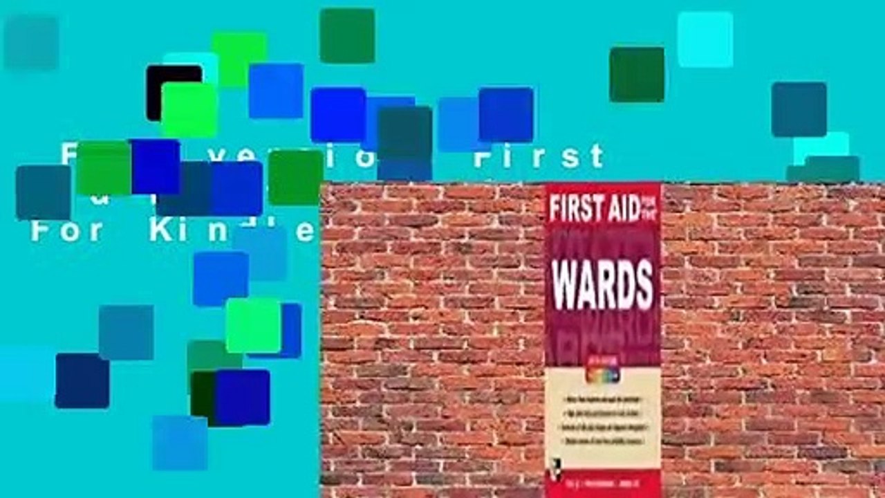 Full version  First Aid for the Wards  For Kindle