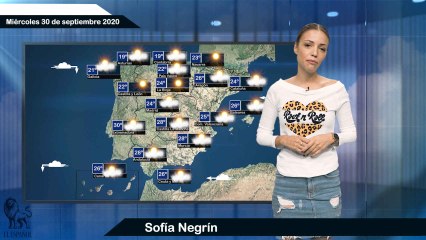 Pronóstico para el 30 de septiembre.