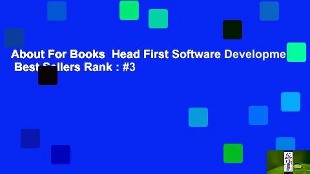 About For Books Head First Software Development Best Sellers Rank : #3