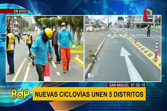 San Miguel implementa 20 kilómetros de ciclovías que conectarán con distritos vecinos