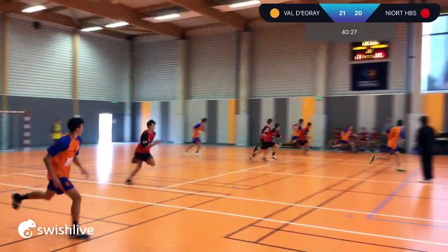 -18 ANS GARCONS - VEHB1 CONTRE NIORT HBS2 2eme Mi-temps