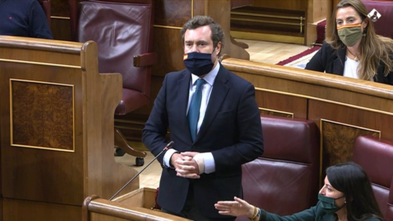 Olona, al PSOE y Unidas Podemos en el Congreso: "¡Callaos la boca!"