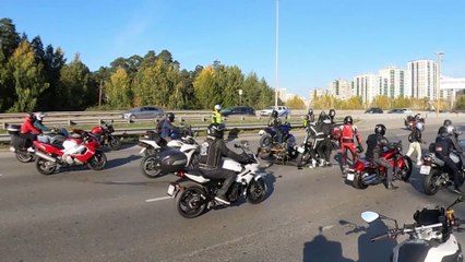 Motorcycle Accident at the Closing of the Season