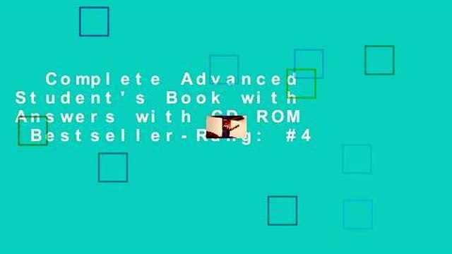 Complete Advanced Student's Book with Answers with CD-ROM Bestseller-Rang: #4