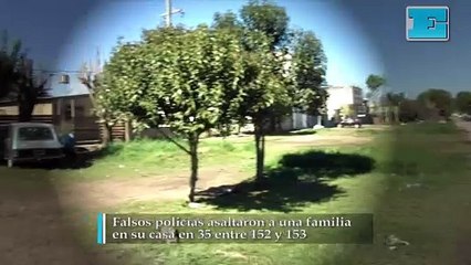 Falsos policias asaltaron a una familia