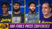 Lakers NBA Finals Interview MASHUP | LeBron James, Anthony Davis on playing Pat Riley's Heat
