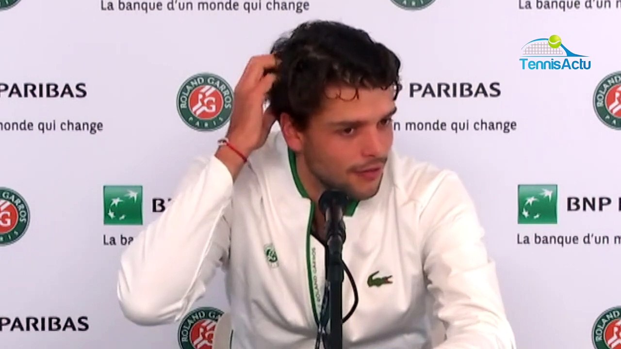 Roland-Garros 2020 - Grégoire Barrère : "J’étais complètement asymptomatique, je n'ai rien senti, j'ai eu de la chance de ce côté-là