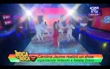 Vuelve a ver el show de Carolina Jaume como Natalia Oreiro