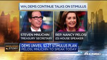House Speaker Nancy Pelosi set to speak with Steven Mnuchin about Dem's stimulus plan