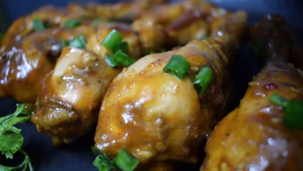 How to make Saucy Honey Chicken Drums