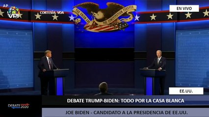 EN VIVO - Debate Trump - Biden: Todo o nada por la casa blanca