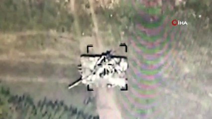 Ermeni ordusuna ait askeri araçlar yok edildi