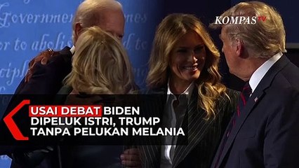 Usai Debat Biden Dipeluk Istri, Trump Tanpa Pelukan Melania