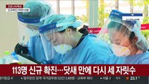 113명 신규 확진…닷새 만에 다시 세 자릿수
