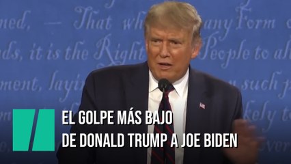 El golpe más bajo de Donald Trump a Biden: "Tu hijo es cocainómano"