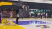 LeBron James Half Court Shot Anthony Davis, Danny Green Lakers Practice!
