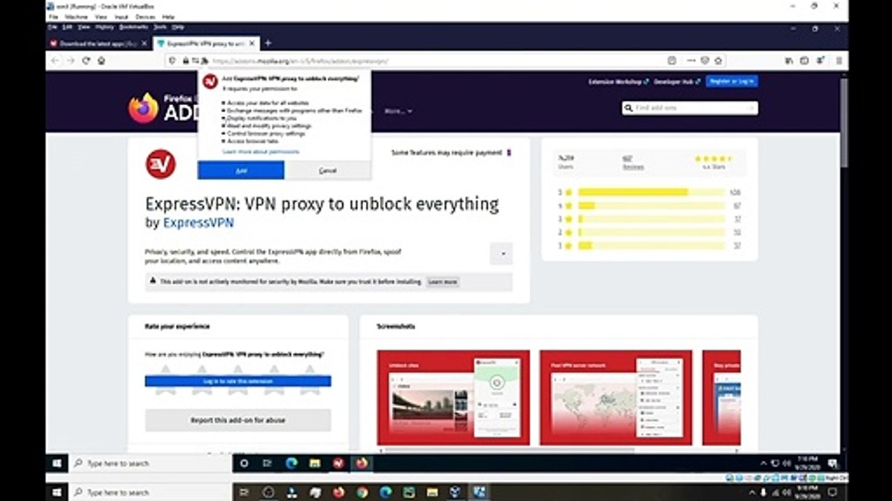 ExpressVPN FireFox Browser Extension Setup (2020)