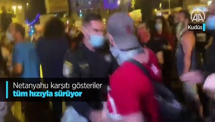 Netanyahu karşıtı gösteriler tüm hızıyla sürüyor