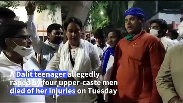 Outrage in India as low-caste teen dies after gang rape