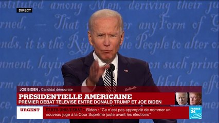 "Vous allez la fermer, mec ?" : quand Joe Biden se fâche face aux interruptions incessantes de Donald Trump