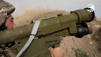 Azerbaijani Aircraft shot down with Igla Missile by Armenian Forces – Sep. 30, 2020