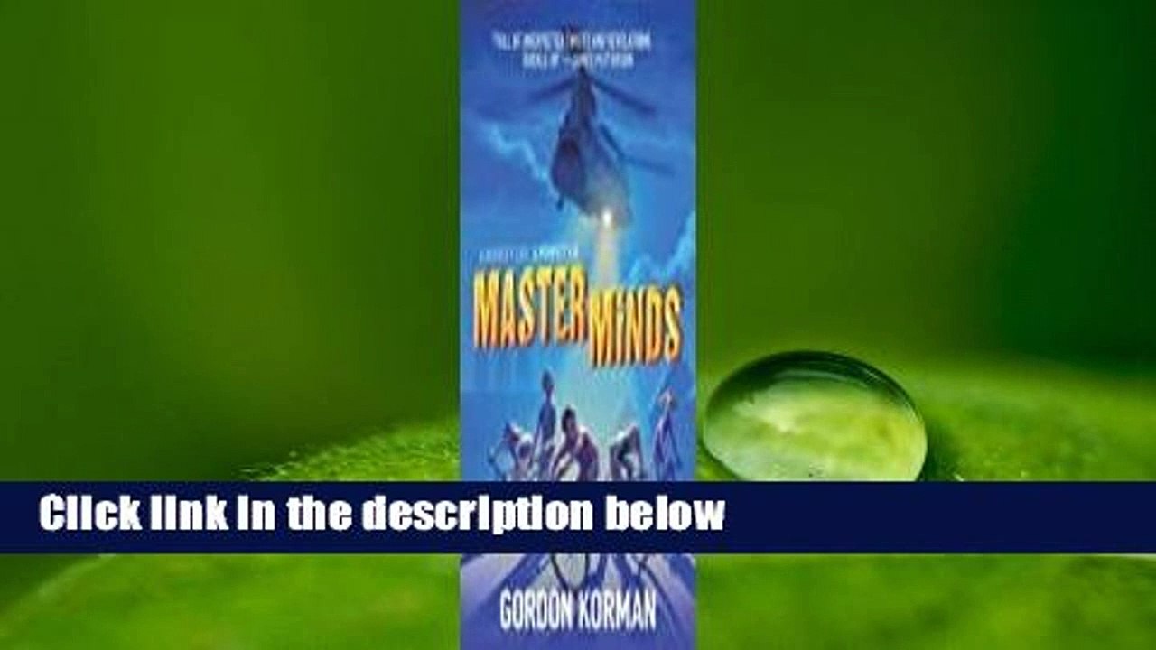 Masterminds (Masterminds, #1)  Review