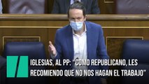 Iglesias recomienda al PP como republicano que 