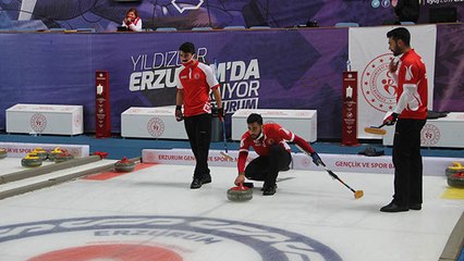 Curling Milli Takımı, Erzurum’da kampa girdi