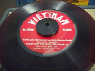 Về Đâu Mái Tóc Người Thương (Hoài Linh) Hoàng Oanh - Pre 1975 Vietnam Vinyl