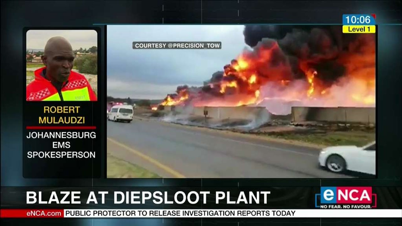 Blaze at Diepsloot plant