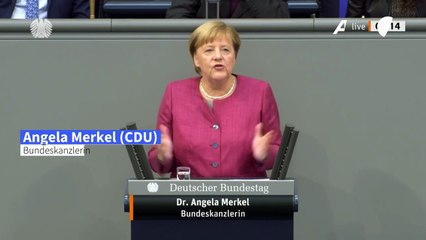 Merkel fordert rasche Rückkehr zu "normaler Haushaltsführung"