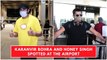 Karanvir Bohra and Honey Singh Spotted at the Airport _ SpotboyE