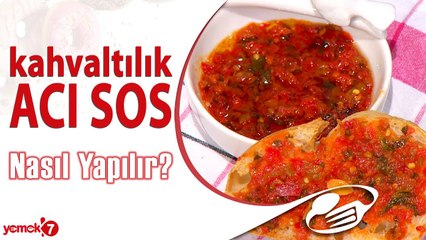 DAMAKLARDA TAT BIRAKAN Kahvaltılık ACI SOS Nasıl Yapılır?