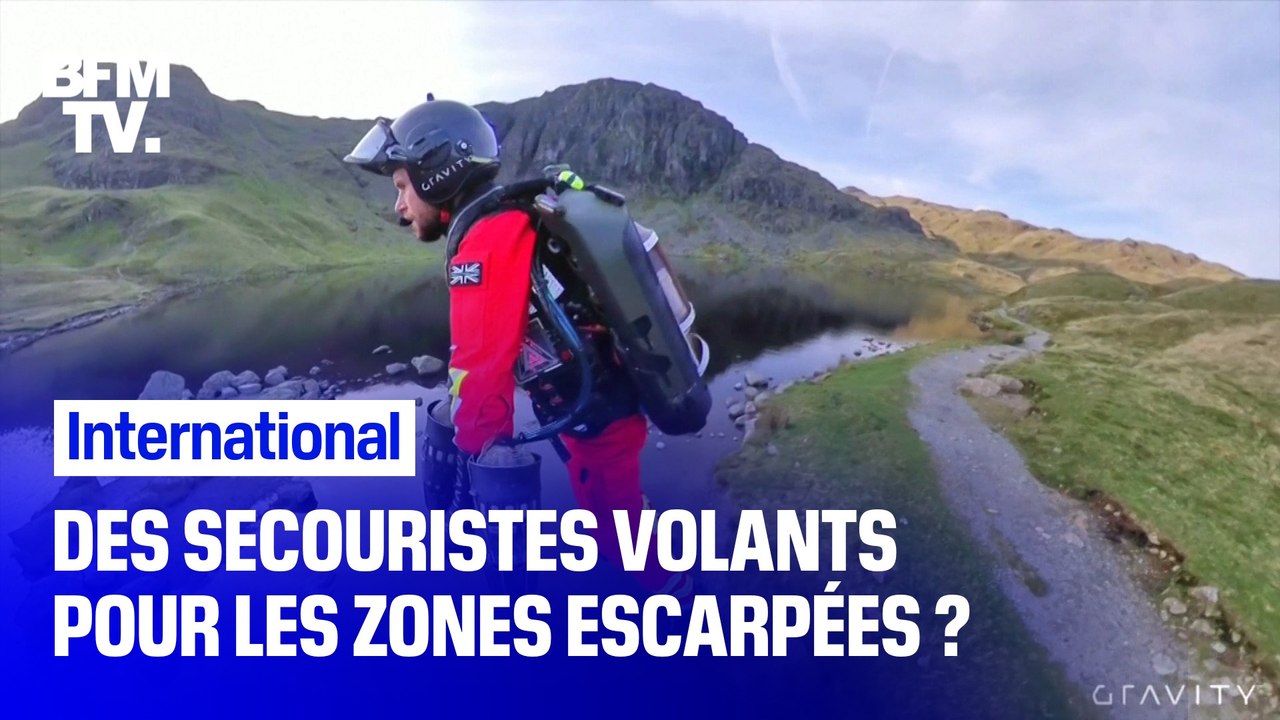 Angleterre: des secouristes "volants" pour venir en aide à des blessés dans des zones compliquées d'accès
