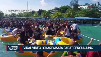 Viral Lokasi Wisata Padat Pengunjung di Medan